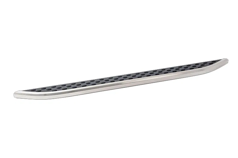 DZ16202 – DEE ZEE Running Board, Powder Coated Black With Chrome Trim Aluminum Unlighted Requires Running Board Mount...